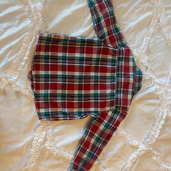 Gymboree boys size 5t plaid long sleeve button-down shirt - Picture 6 of 6